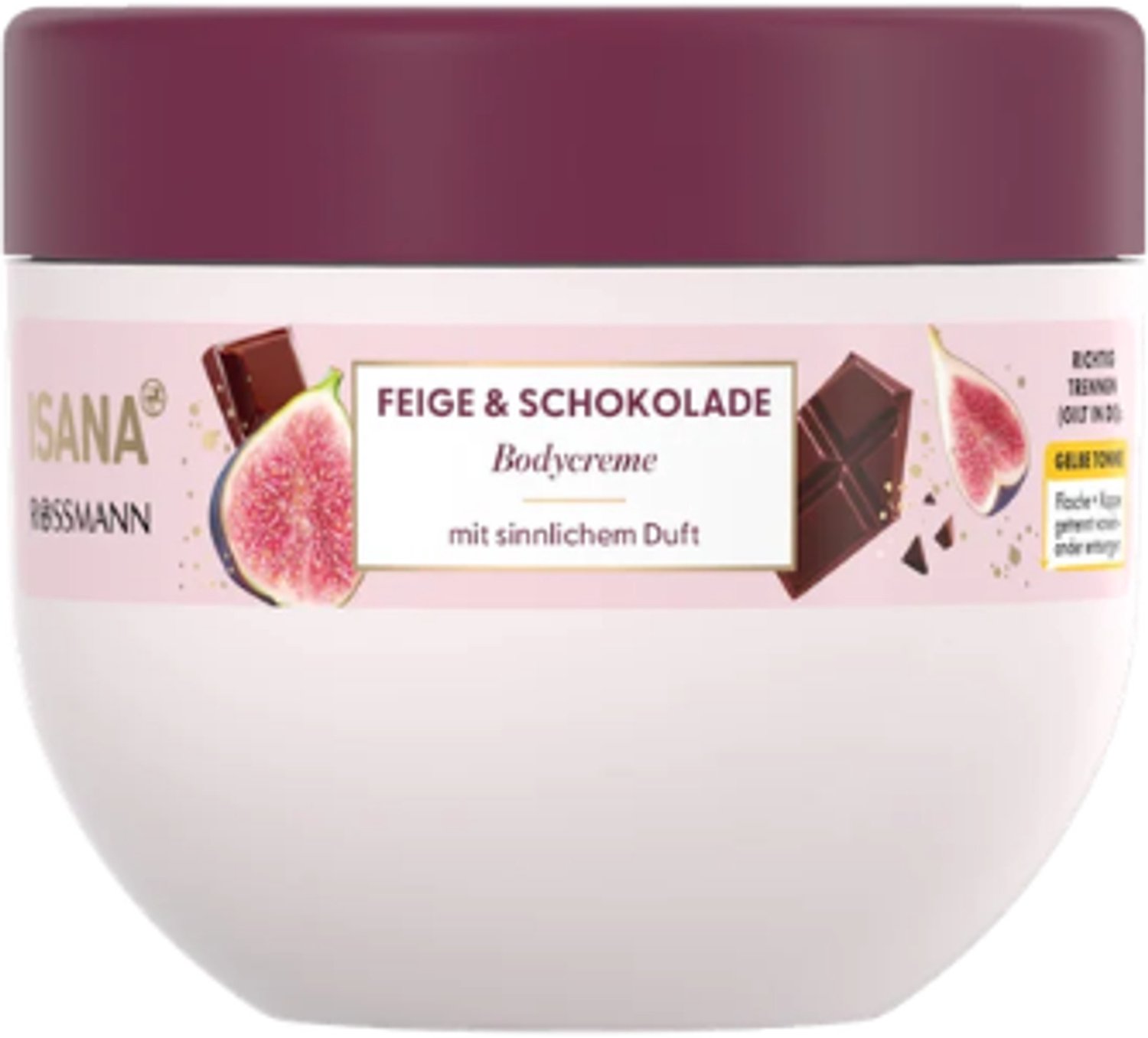 ISANA Winter Bodycrème Vijgen & Chocolade - Verzorgende Lichaamscrème | Warme, Zoete Geur - Herfst & Winter Bodycrème