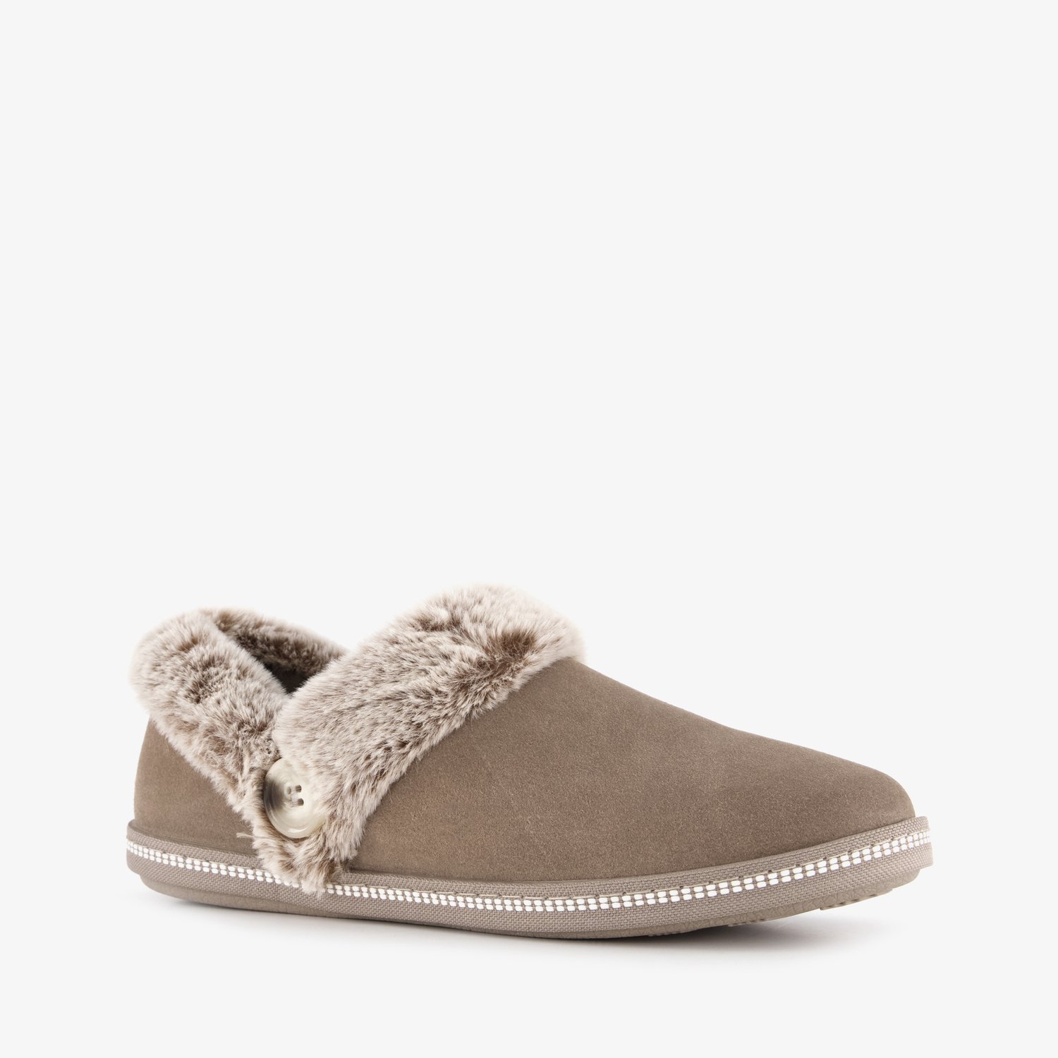 Skechers Cozy Campfire dames pantoffels taupe - Beige - Extra comfort - Memory Foam - Maat 41