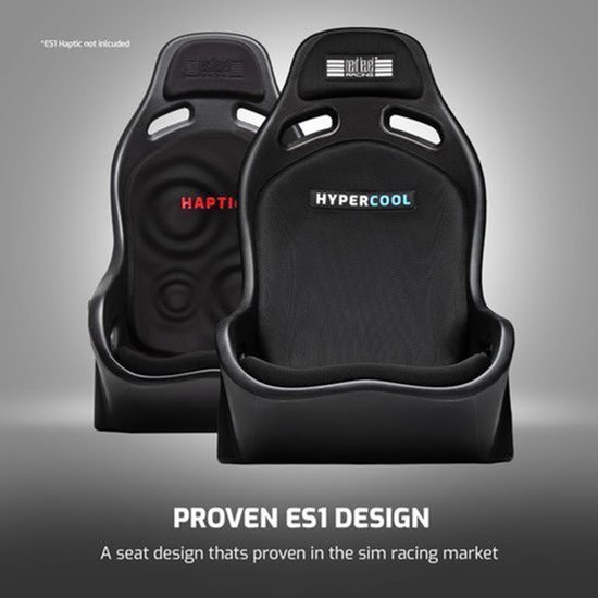 Sim Racing Stoel Ventilated - Actief Koelsysteem Met Dubbele Ventilator - 15,69 kg - LLDPE Kuipstoel - Ergonomisch Voor Taille Tot 42 Inch — afbeelding 4