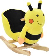 Hobbelpaard Bij Hommel met Rugleuning Rugsteun - Schommelpaard - hobbelfiguur - Schommeldier