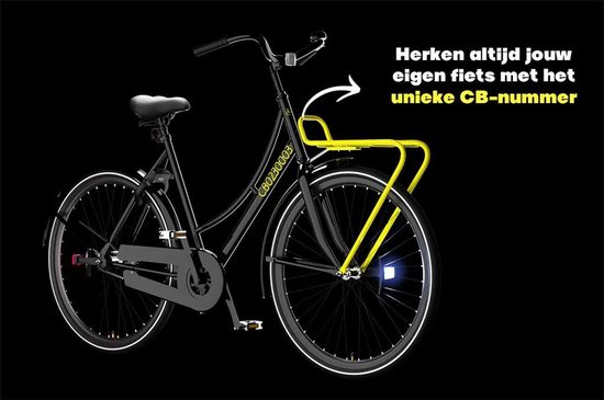 Cheasy Bike Stadsfiets V - 28 inch - 56 cm - Zwart — afbeelding 4