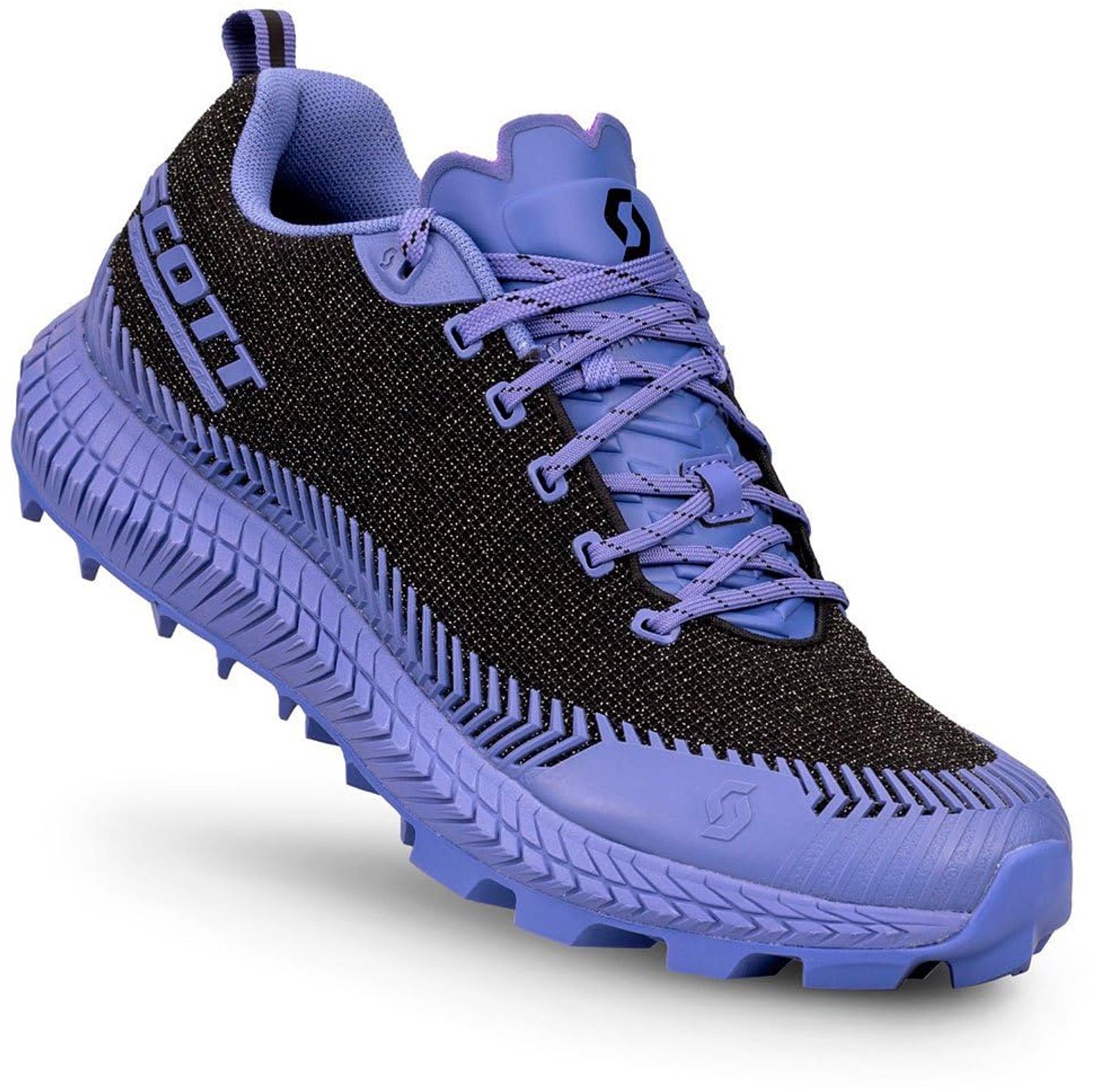 SCOTT Supertrac Ultra RC - Dames hardloopschoen - Zwart / Droomblauw - 38.5