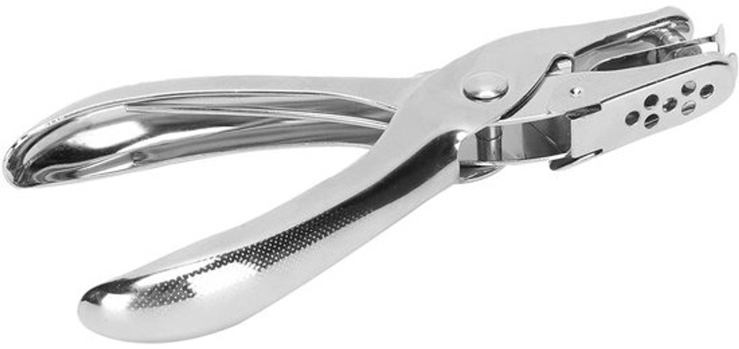 Perforatietang - Gatenmaker - Gaten maken - Corrosiebestendig staal - 13 x 5.6 cm - Zilver