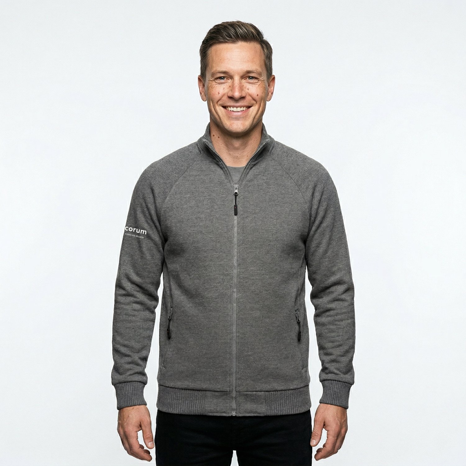SANTINO RALPH Sweatvest L / Donker kaki