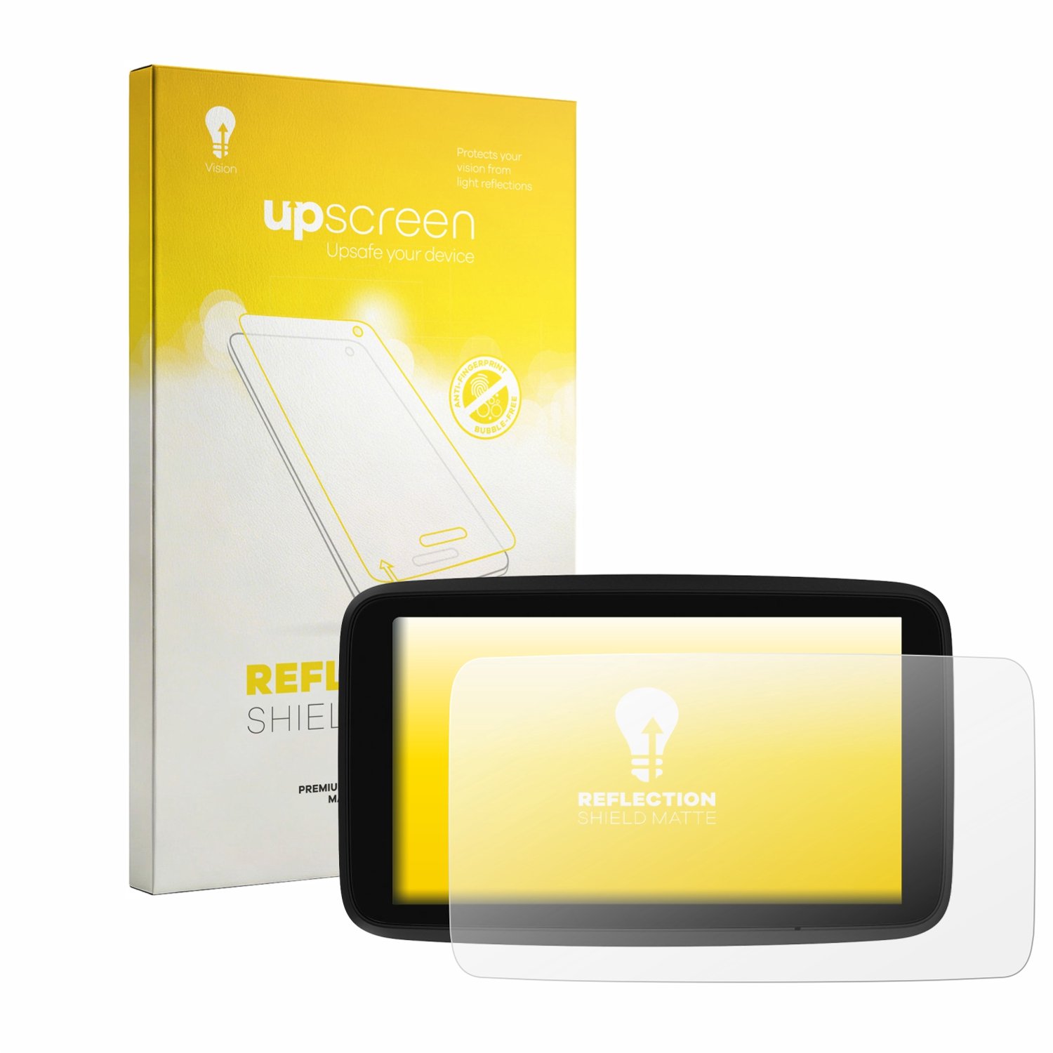 upscreen - Screenprotector voor TomTom GO Professional 5" - Folie Beschermfolie anti glare matte