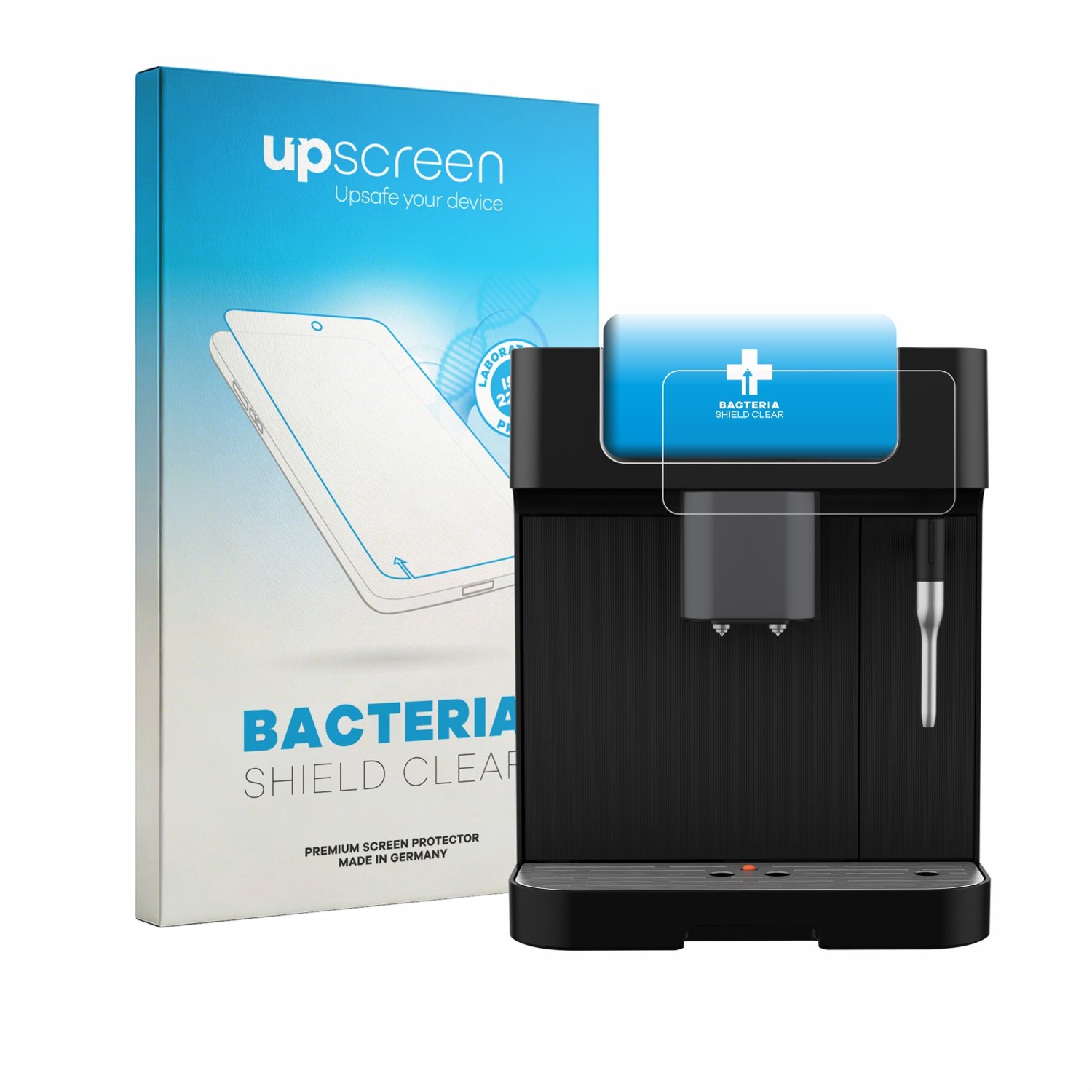 upscreen - Screenprotector voor Grundig KVA 6230 - Folie Beschermfolie transparant antibacterieel
