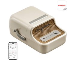 Niimbot B21 Pro Labelprinter - creamy white - draadloos - printbreedte 20-50mm - direct thermisch - 300dpi - 1500mAh