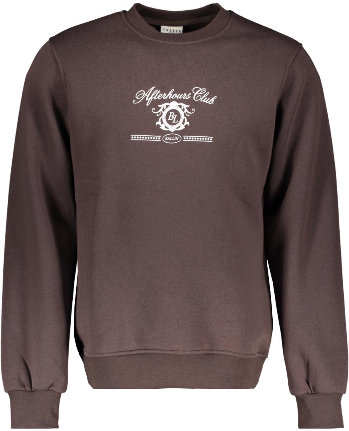 Ballin Trui Crewneck 2673 Brown Mannen Maat - XL