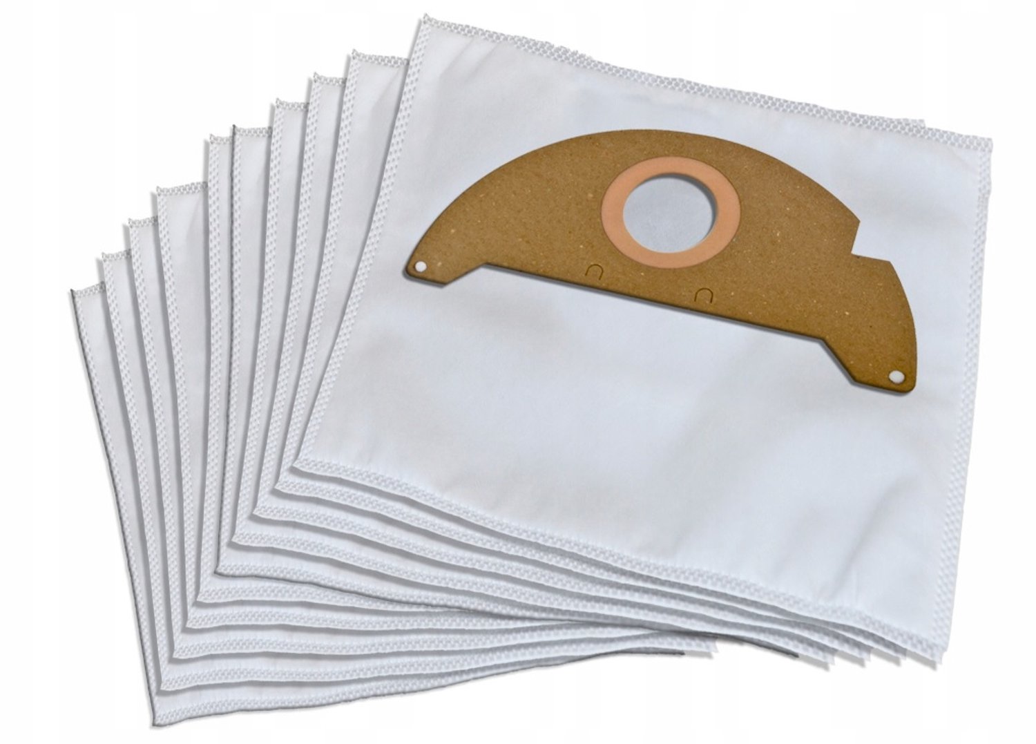 10x Synthetische Stofzuigerzakken + Wasbaar Filter voor Kärcher WD 2.250