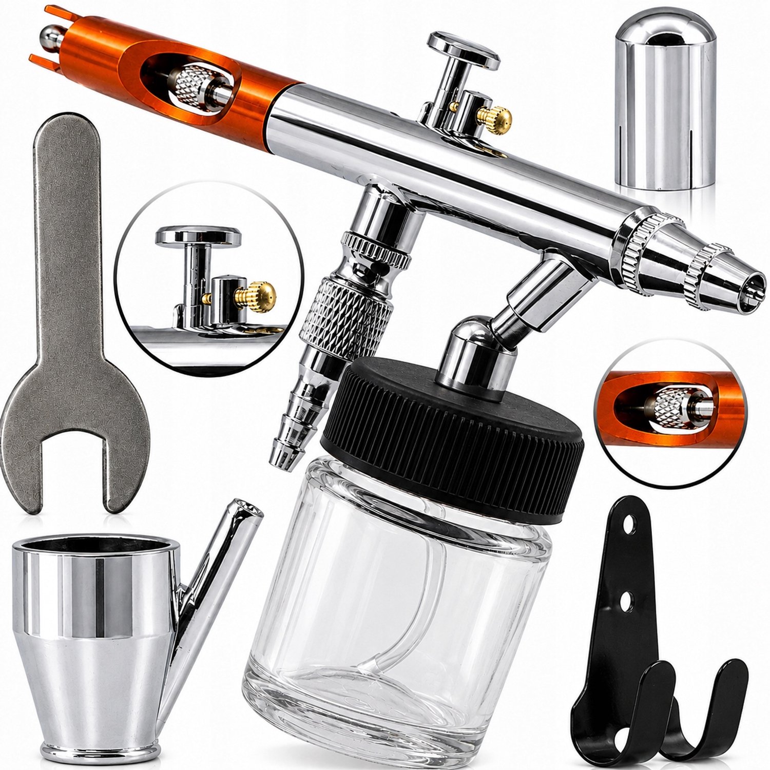 Verke PS-22 Aerograaf Precisie Spuitpistool 0.35mm 22ml