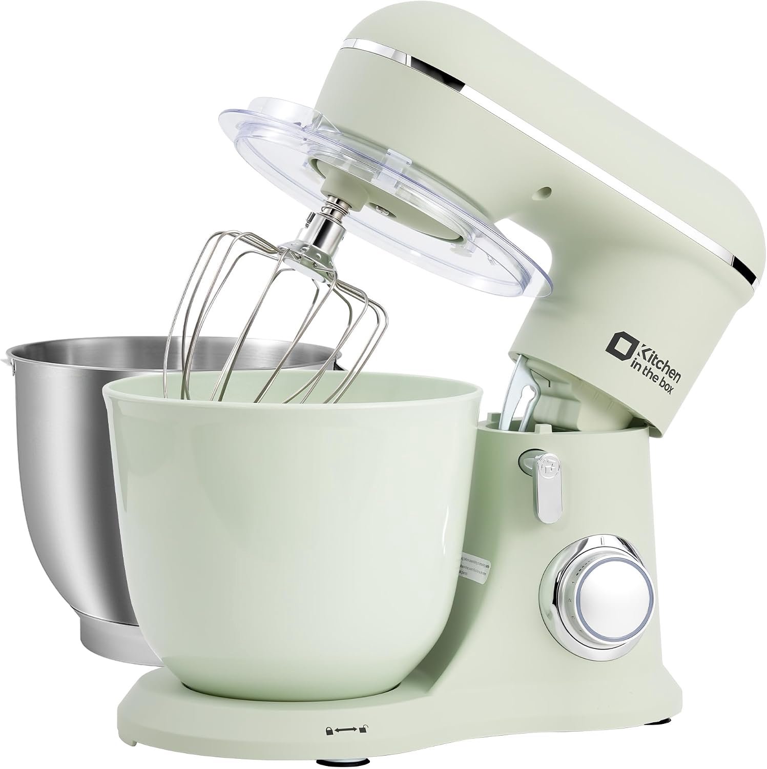 Kitchen in the Box Food Processor 1300W 10 Speed 4.5L + 5L Mixing Bowls, Electric Stand Mixer with Whisk, Beater and - ShopVlot