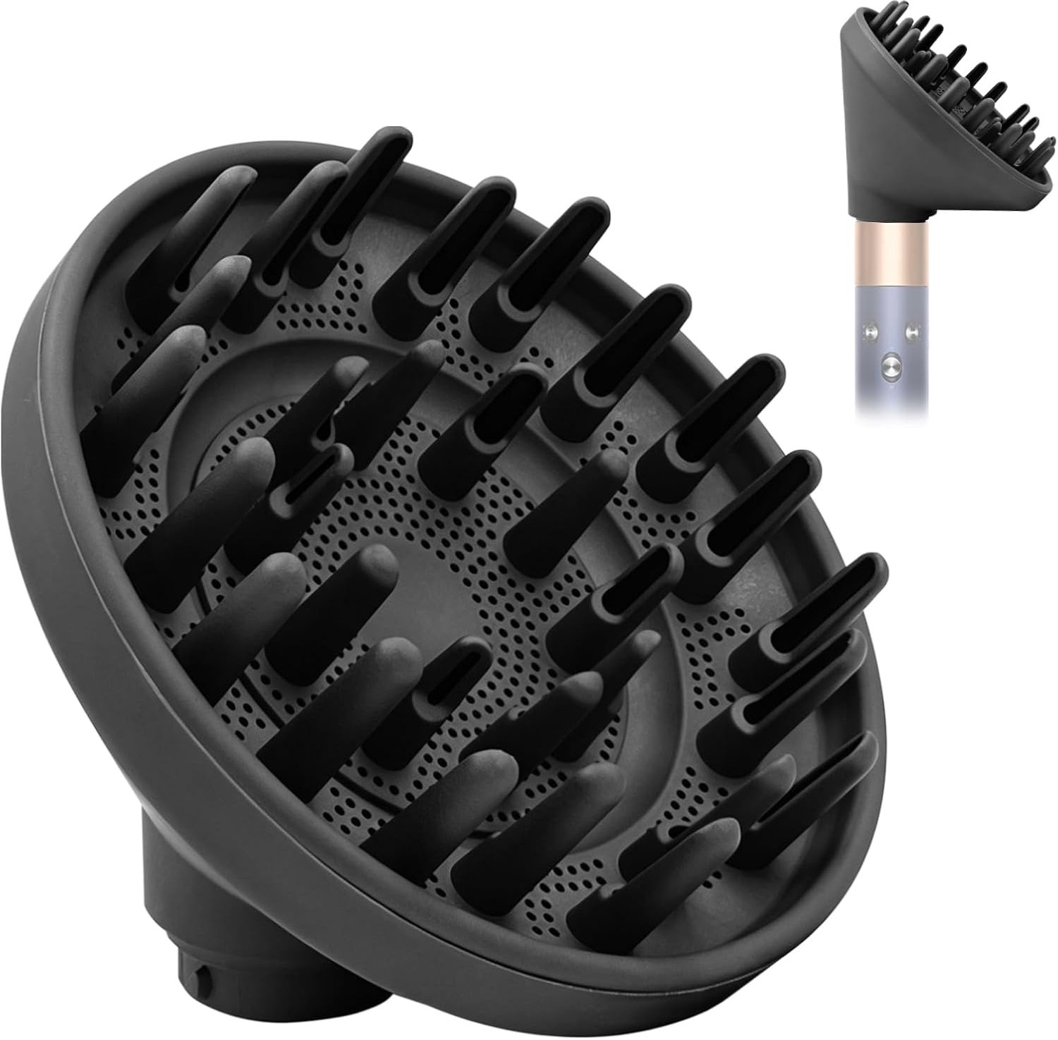 Verbeterde diffuser voor Dyson Airwrap Styler, converteerbare föhn diffuser mondstuk speciaal ontworpen voor golvend - ShopVlot