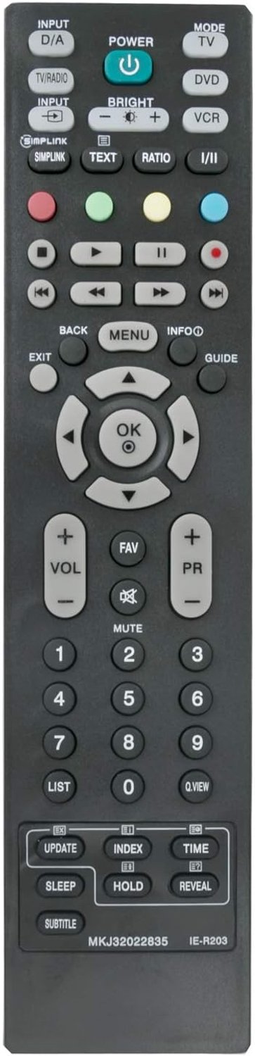 Afstandsbediening MKJ32022835 - Vervanger voor LG TV - Compatibel met diverse modellen - Eenvoudig in gebruik - Vemera