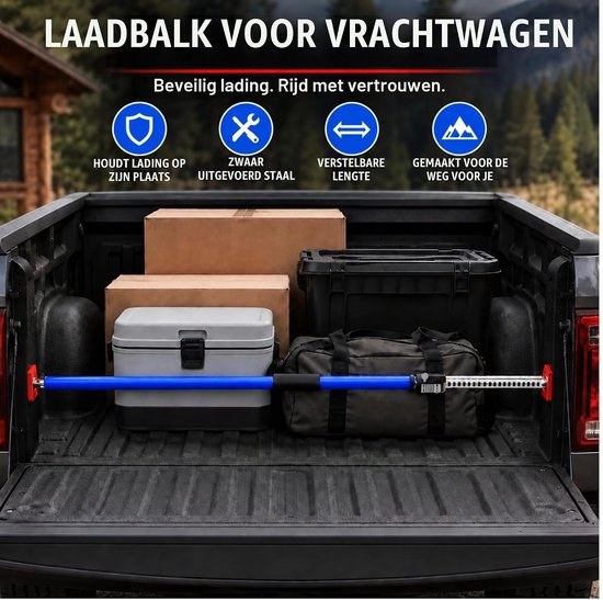 Telescopische Steunpaal voor Zware Lasten, Verstelbaar van 100 tot 200 cm, Ideaal voor Kasten, Gipsplaten en Bouwprojecten, Tot 75 kg Belastbaarheid, 1 Stuk — afbeelding 2