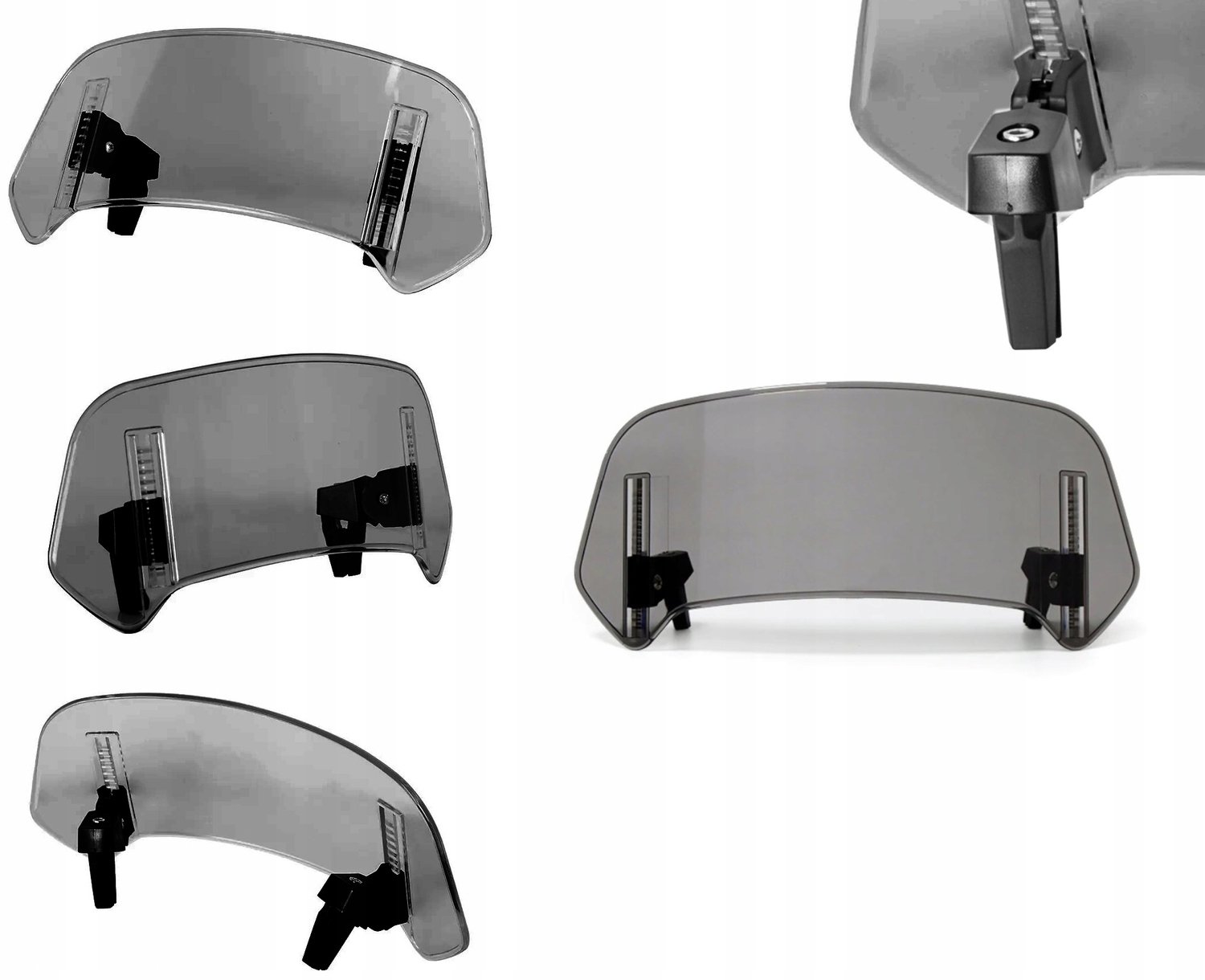 Universele Motor Windscherm Deflector - Verstelbaar Clip-On 30x13cm