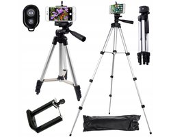 Statief 133cm met Afstandsbediening & Telefoonhouder