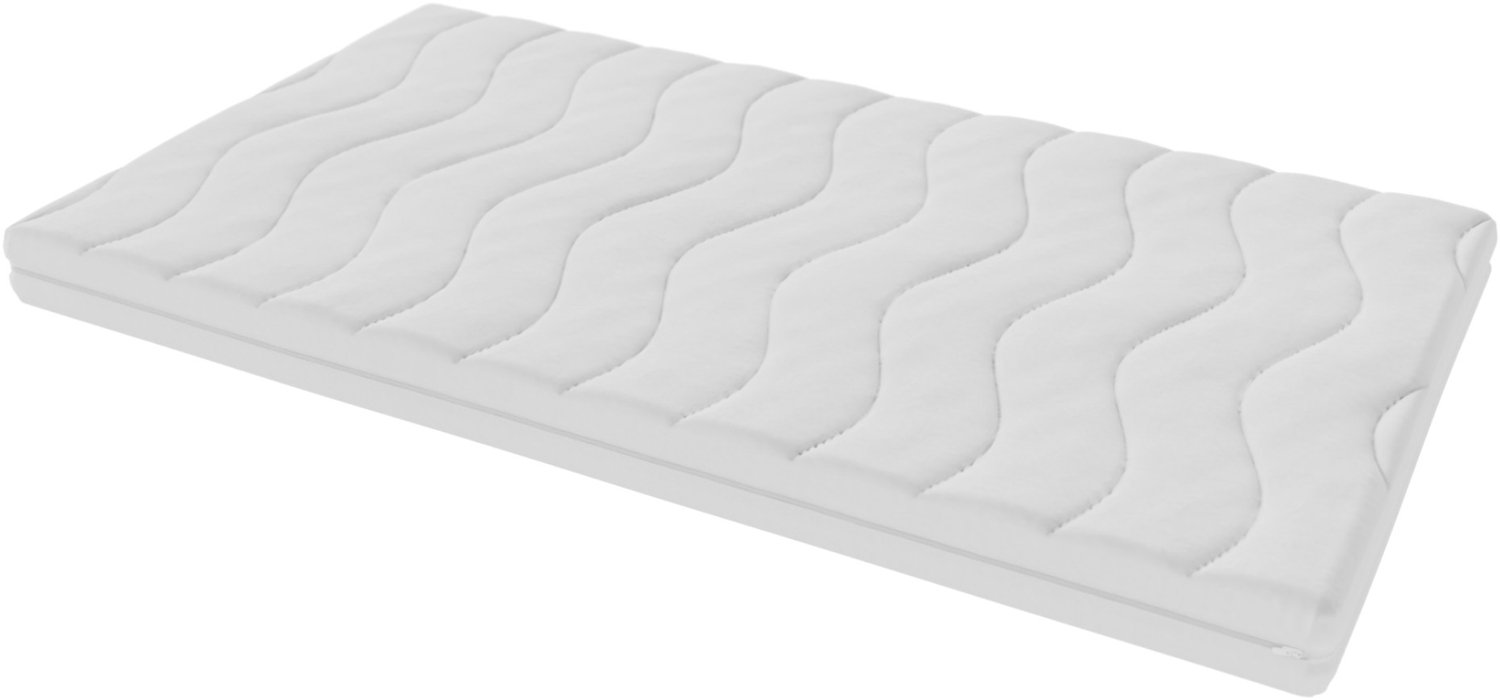Matras 110x200 - 14cm dik - HR Koudschuim - Bamboo hoes - contour gesneden 7-zone