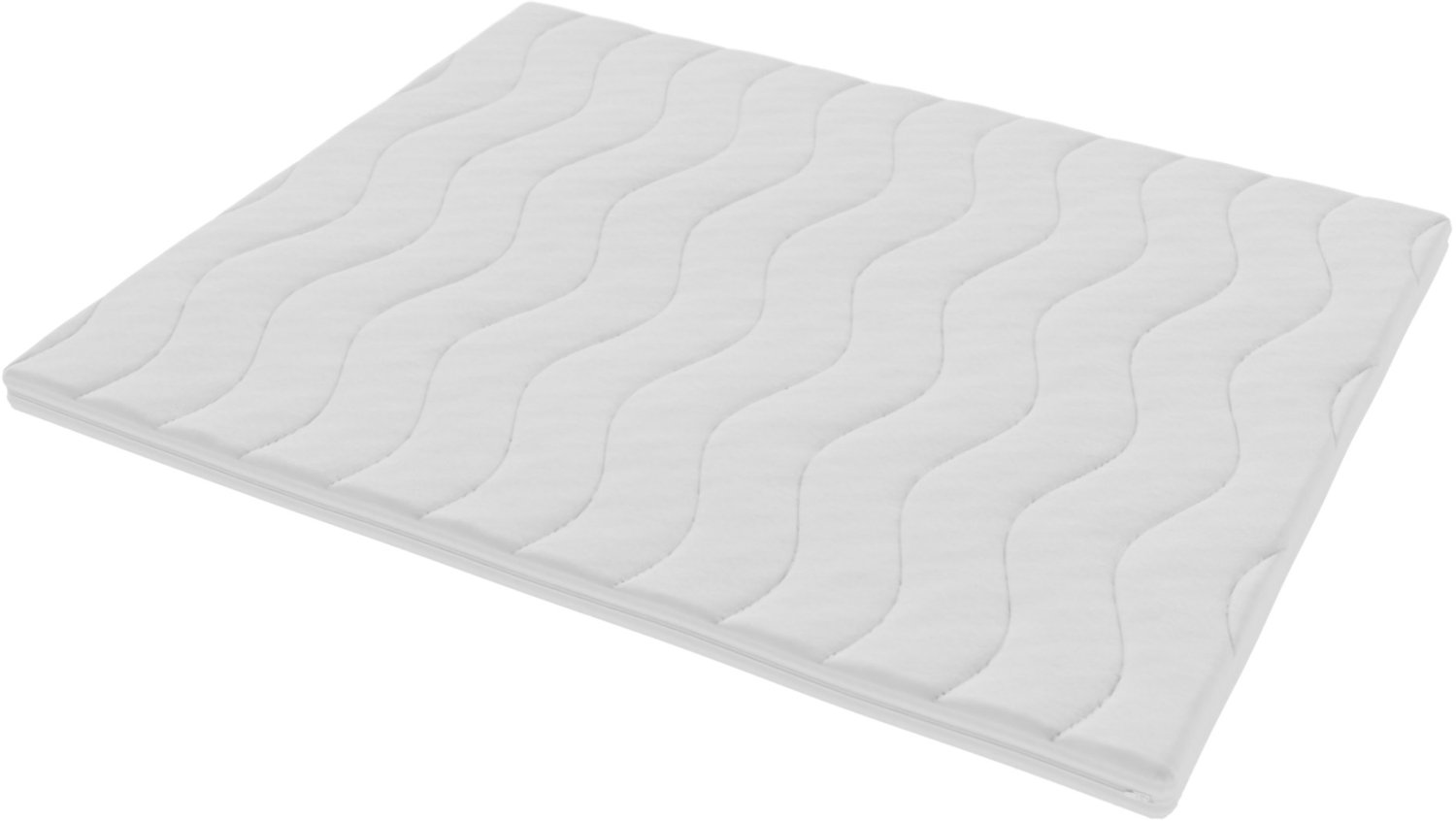 Toros Bedden Bamboo Topdekmatras 160x200 Koudschuim de Luxe - Circa 9 cm dikke Topper 160X200 Wit