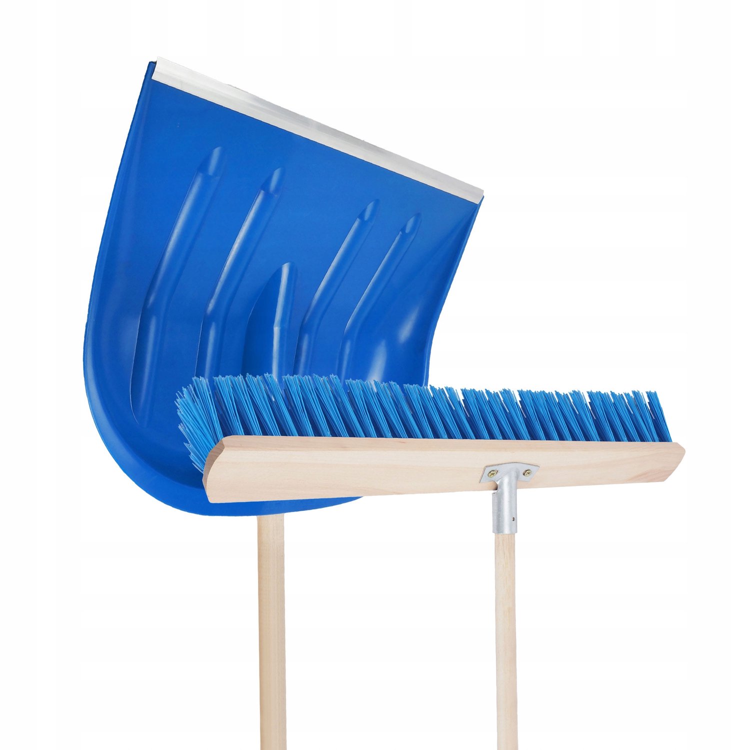Winterset: Sneeuwschop met steel en bezem (50cm)