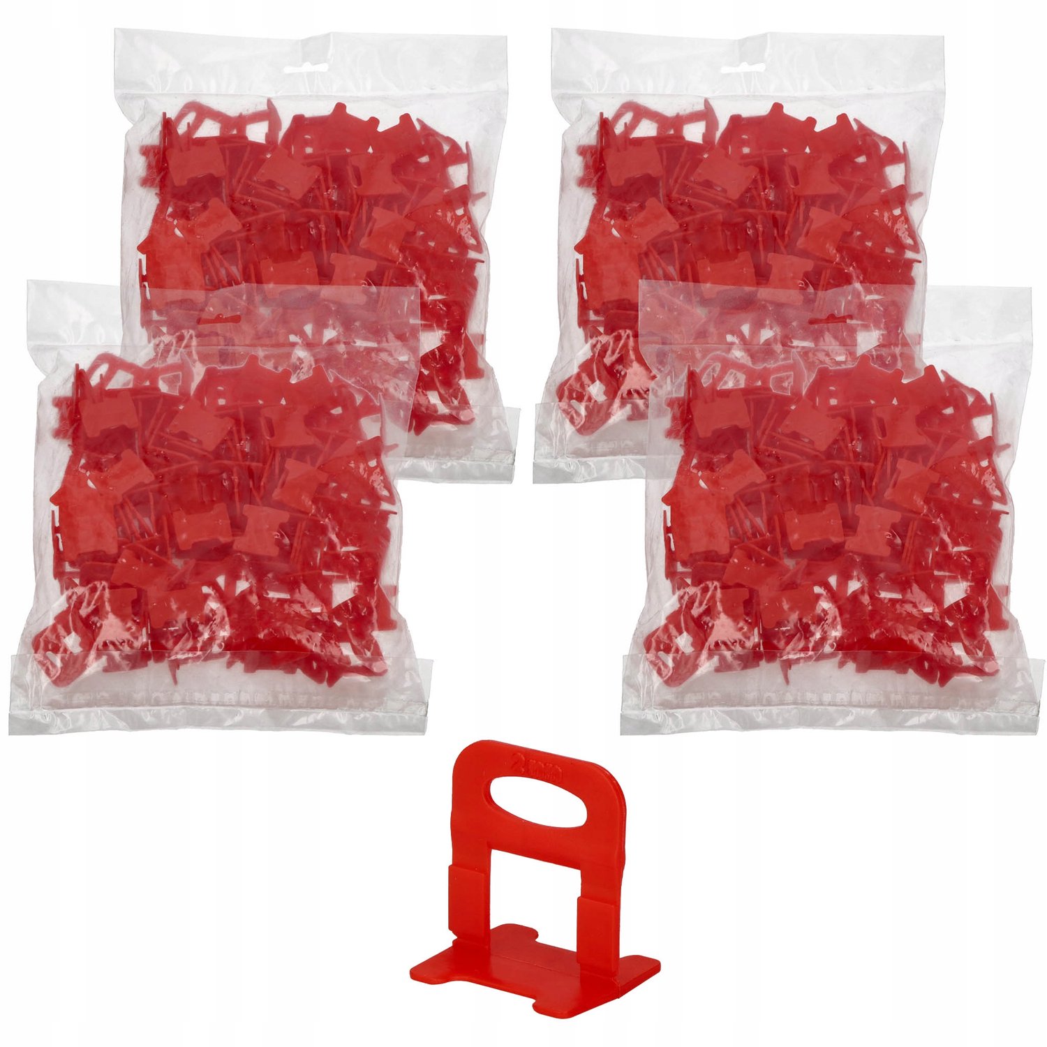 400x Tegel Leveling Clips 2mm - Perfecte Tegelplaatsing