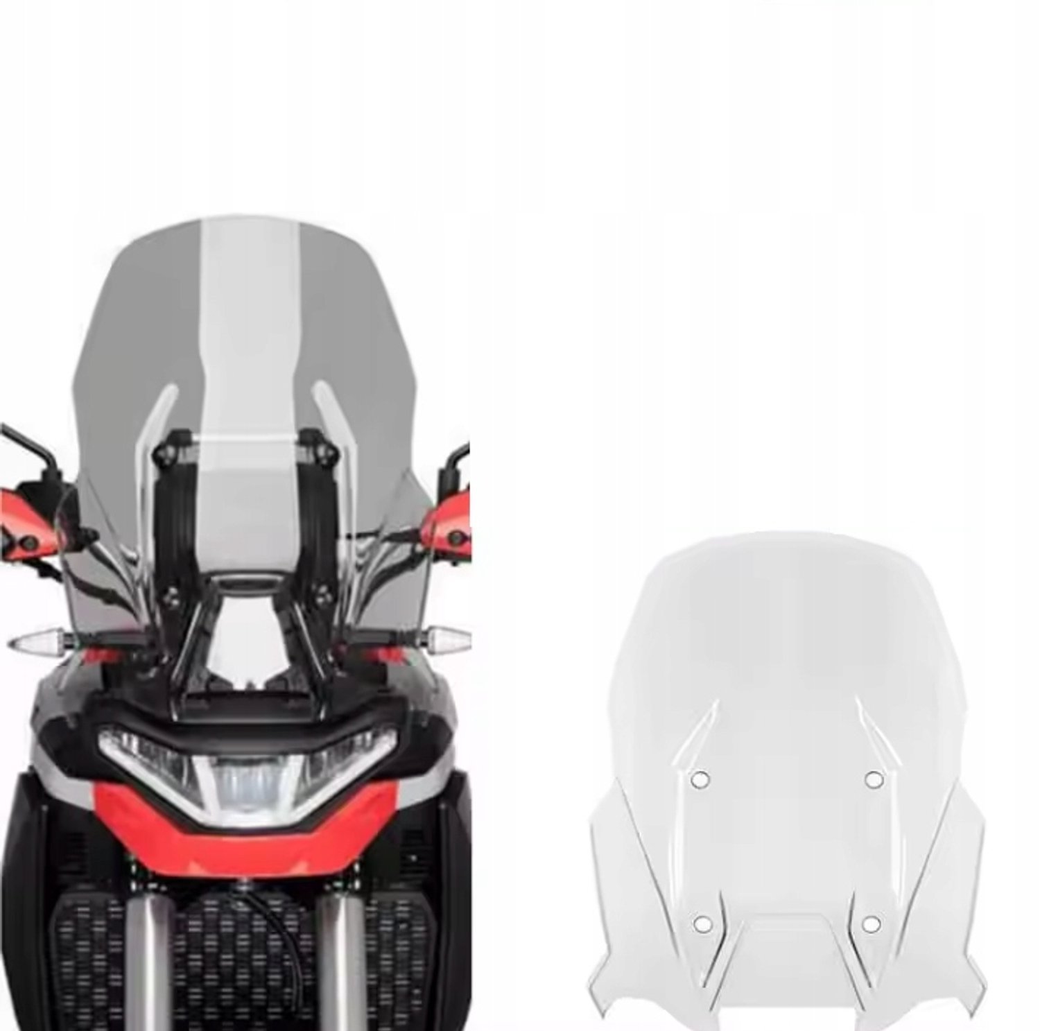 Windscherm voor Aprilia Tuareg 660 (2022-2024) - 55cm Helder