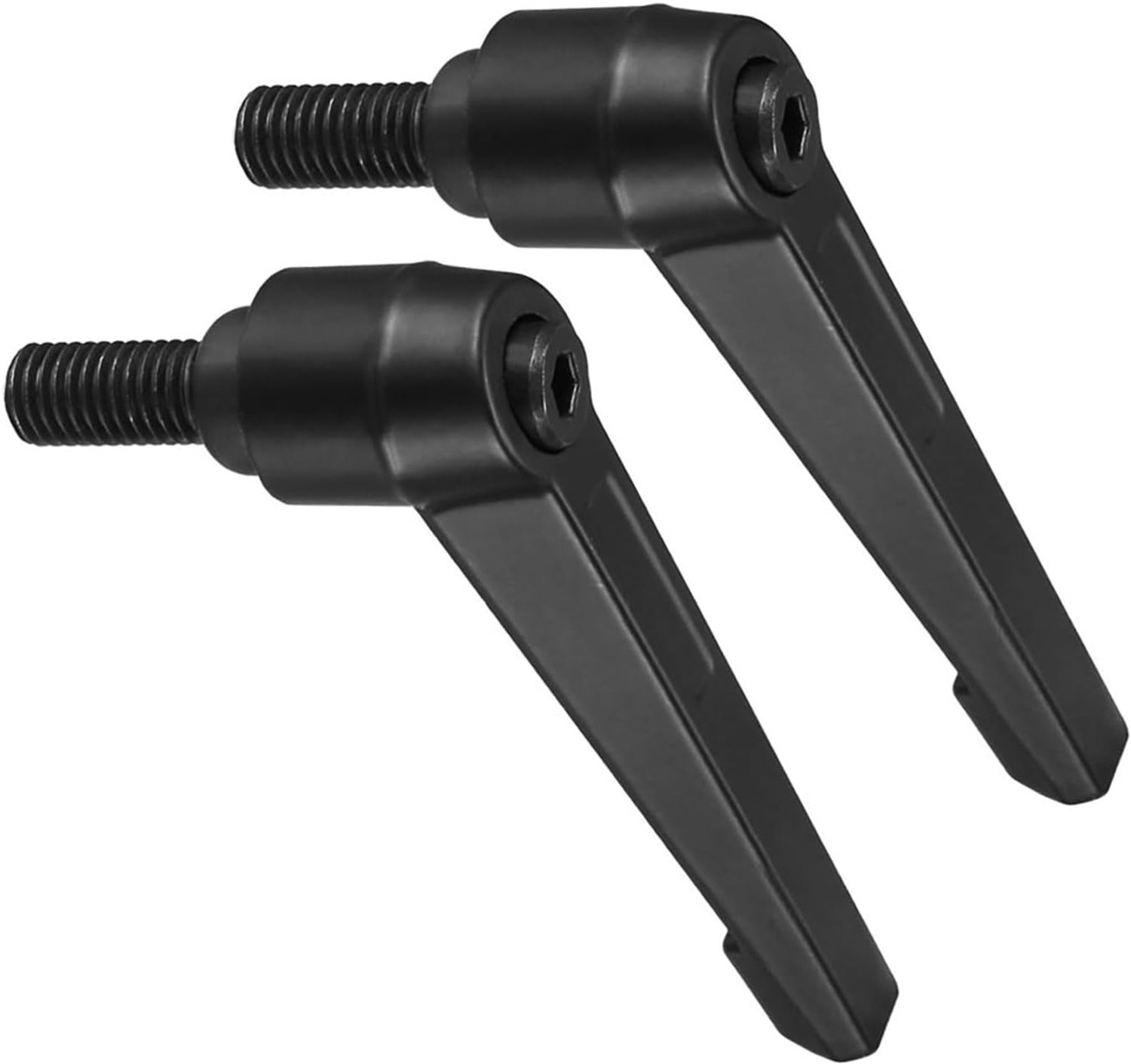 Klemhendel M10 x 20 mm - Zwart - Verstelbaar - Ideaal voor draaibanken - 2 Stuks - Vemera