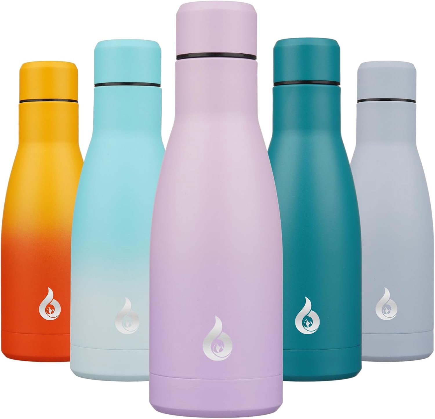 SnelShoppen - 350ml Isolerende Herbruikbare Thermosfles | BPA Vrij, Dubbelwandig, Koud & Warm | Ideaal voor Sport, Reizen, School - Dromerig Paars