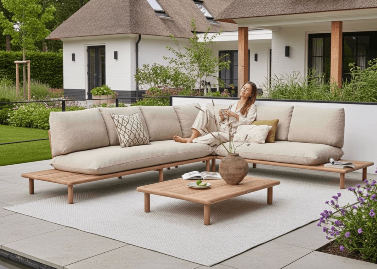 Apple Bee Sling XL Loungeset 327x260 cm - BEE Wett nr.1 - Links Lang