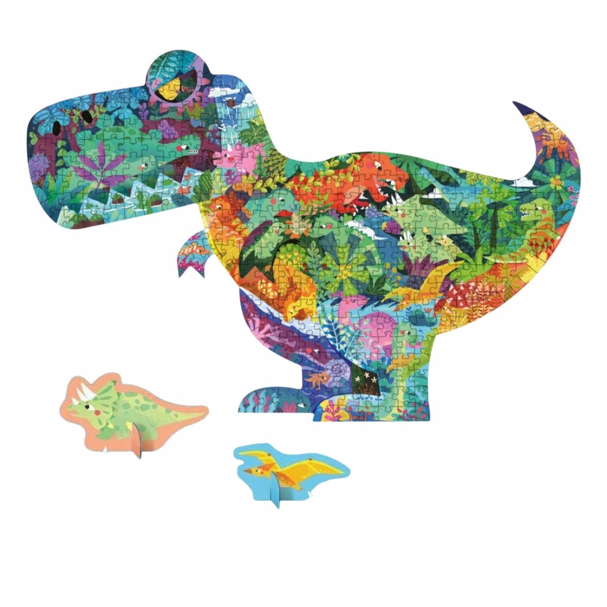 Dino Puzzel 295 Stukken - Educatief en 3D Figuren