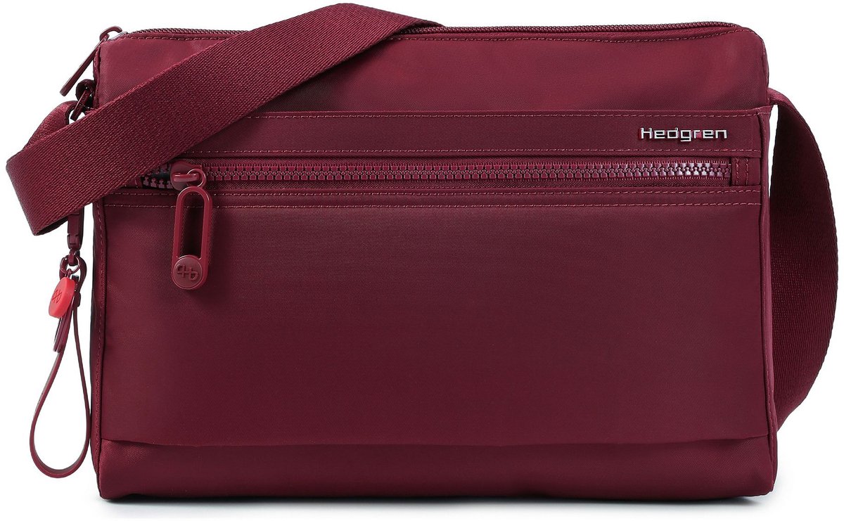 Hedgren schoudertas Inner City Eye Shoulder Bag RFID Maroon Banner wijnrood