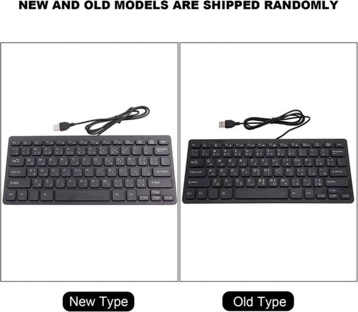 - Arabisch toetsenbord - Ultradun toetsenbord - Plug-and-Play - Mini USB formaat - Draadloos en draagbaar toetsenbord - Geschikt voor PC en...