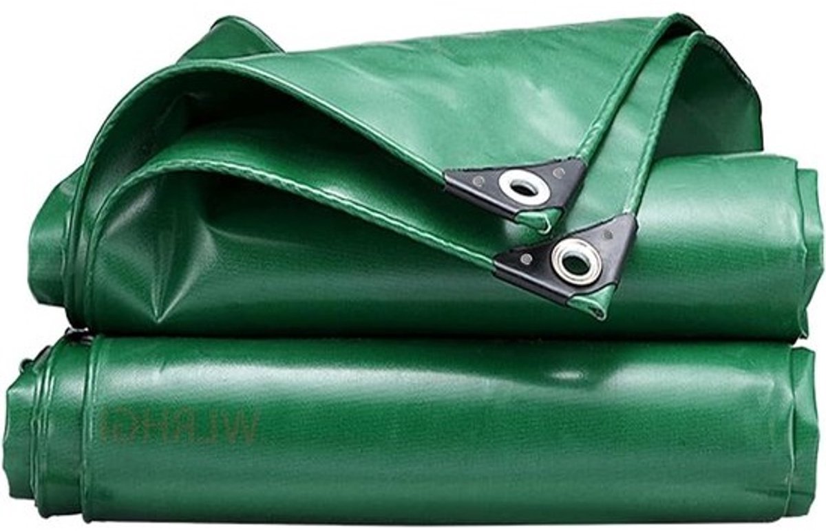 Dekzeil Heavy Duty - Tarp Afdekzeil - Bescherming Buiten - UV & Waterbestendig - 0.5 x 12.5 m - Groen