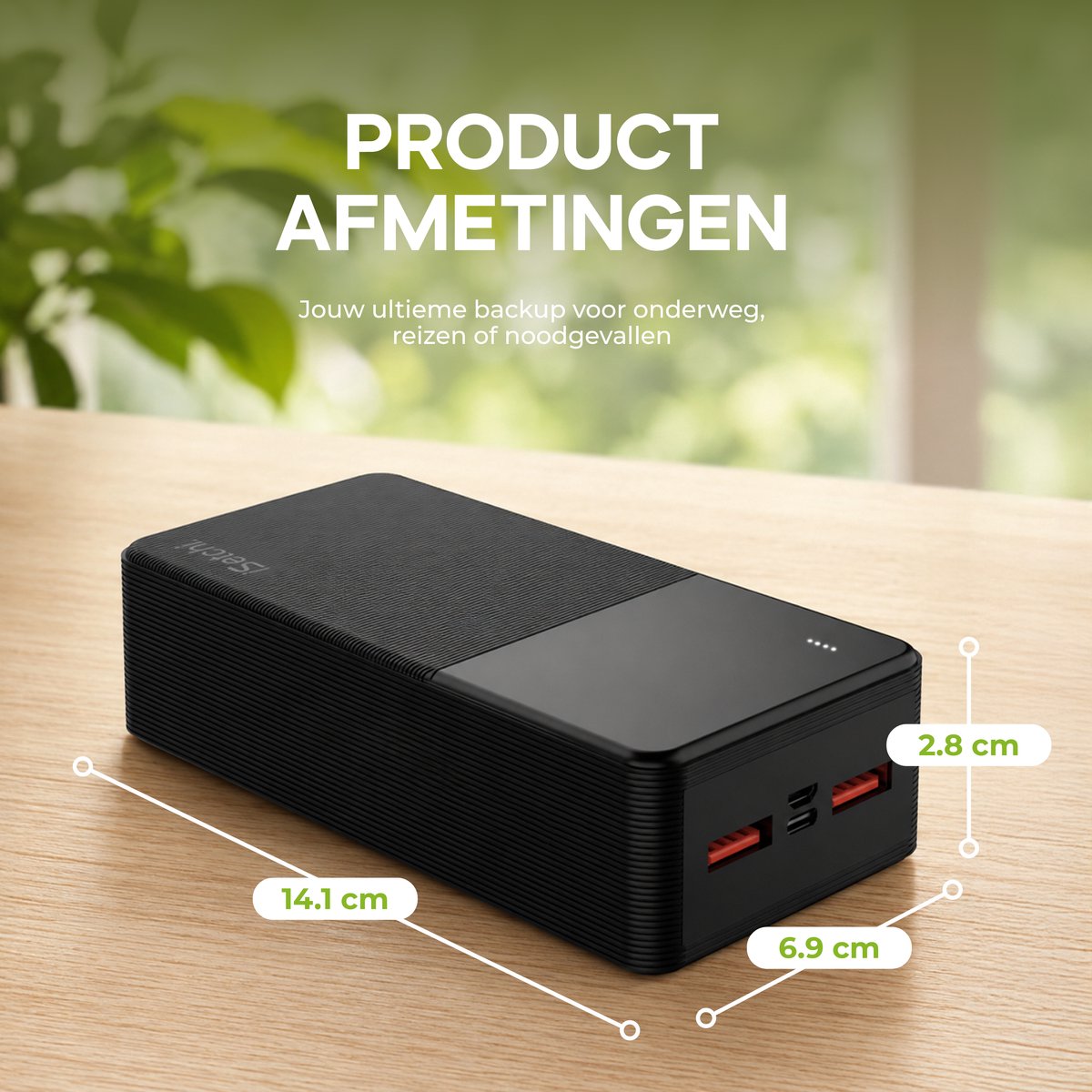 Solid Tech BoostMax Powerbank 30000 mAh met 22.5W Fast Charge - afbeelding 2