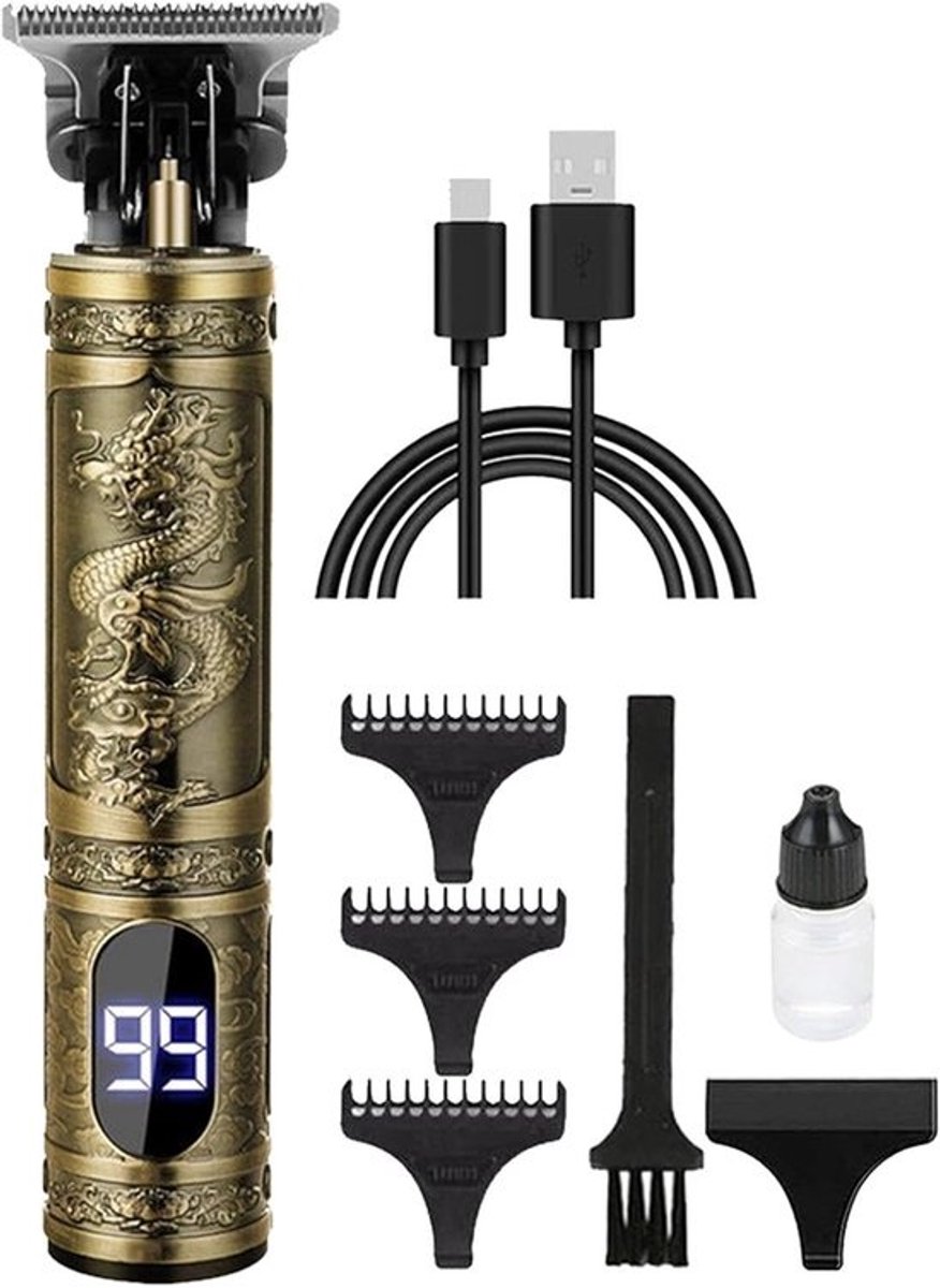 Elektrisch Scheerapparaat - Grooming Kit - Persoonlijke Verzorging - Oplaadbaar Met USB - 19 cm