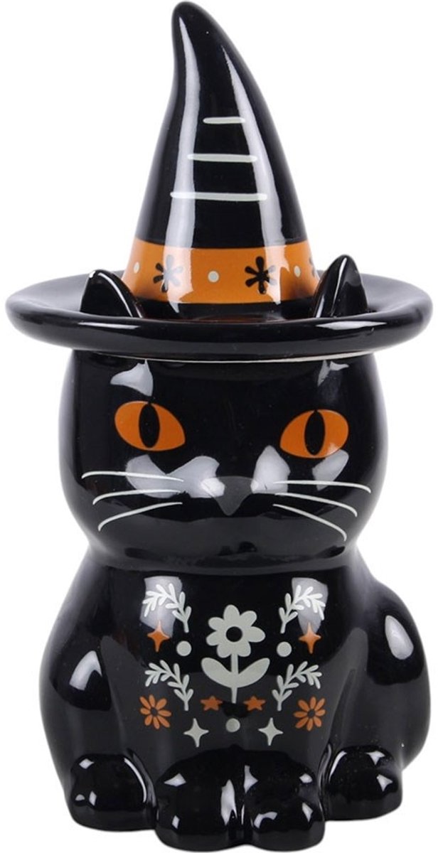 Something Different - Frightful Folk Black Cat Oliebrander - Multicolours