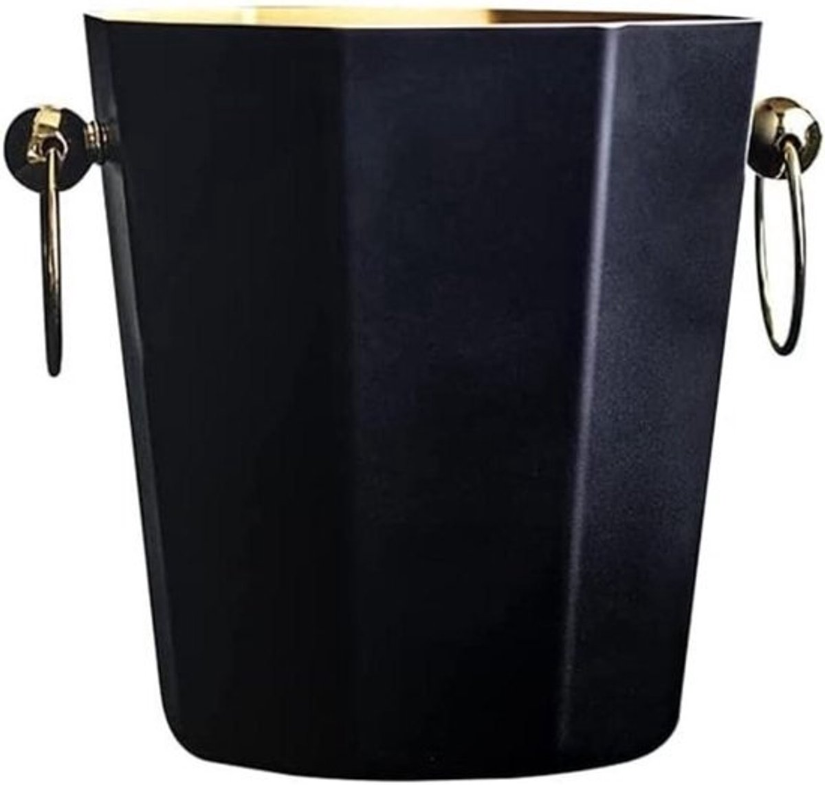 Ijsemmer - Champagne emmer - Dranken Koelen - Ringvormig handvat - 181 cm x 14 cm x 193 cm - Zwart