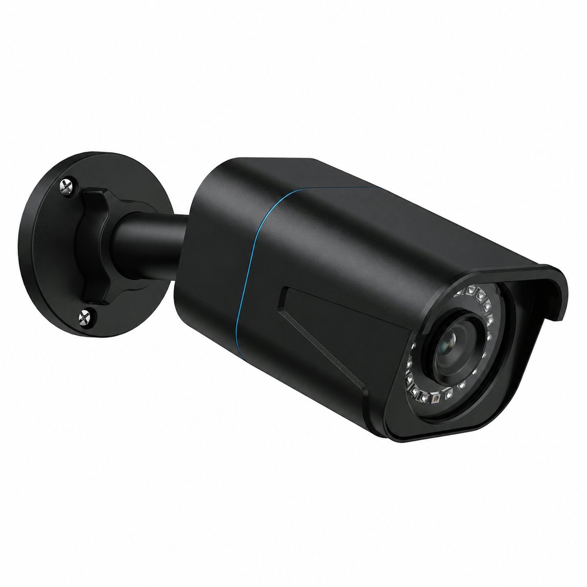 Beveiligingscamera 4K PoE Buitencamera met Nachtzicht Persoonsdetectie IP67 en Audio-opname