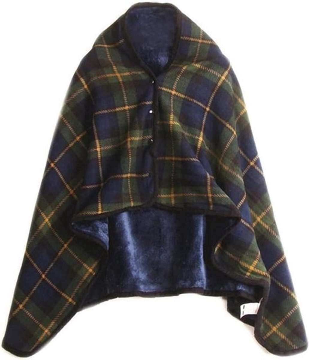 Verwarmde Deken - Elektrische Deken Sjaal - Warm Blijven - Dubbelzijdig Flanel Pluche - 80 x 135 cm - Type 1