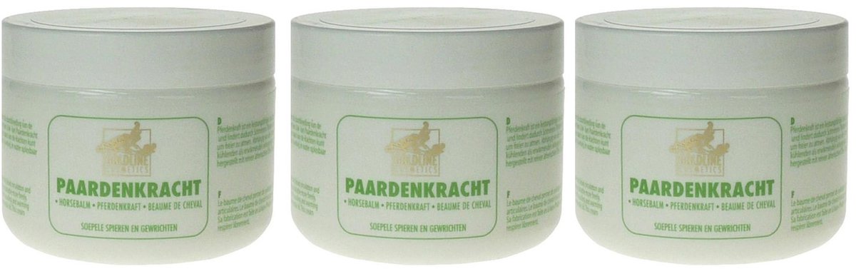 Paardenkracht - 250 ml - Bodycrème - Voordeelverpakking 3 stuks