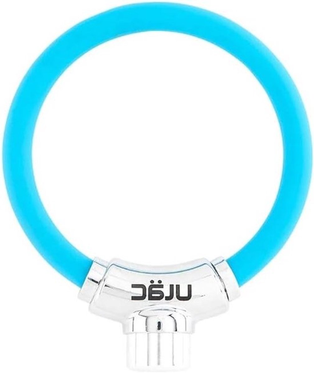 Kabelslot met sleutel - Fietslot Beveiligingskabel - Fiets Beveiligen - Snijbestendige staalkabel - 30 cm - Blauw