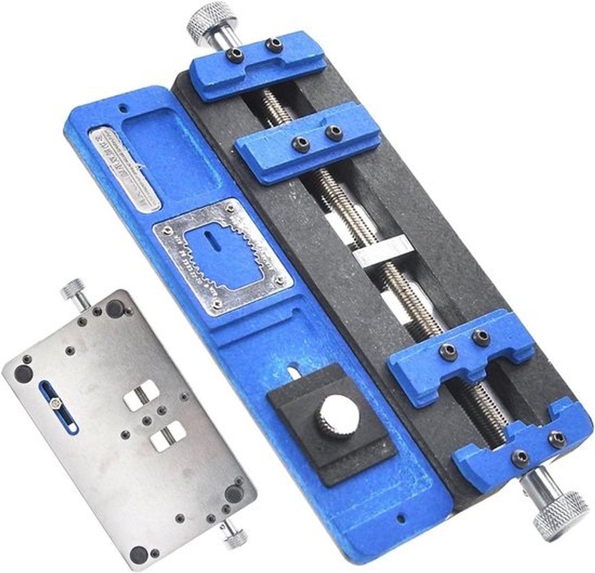 Printplaat Houder - PCB Klem - Elektronica Reparatie - Verbeterde Stabiliteit - 19x9cm - Zwart