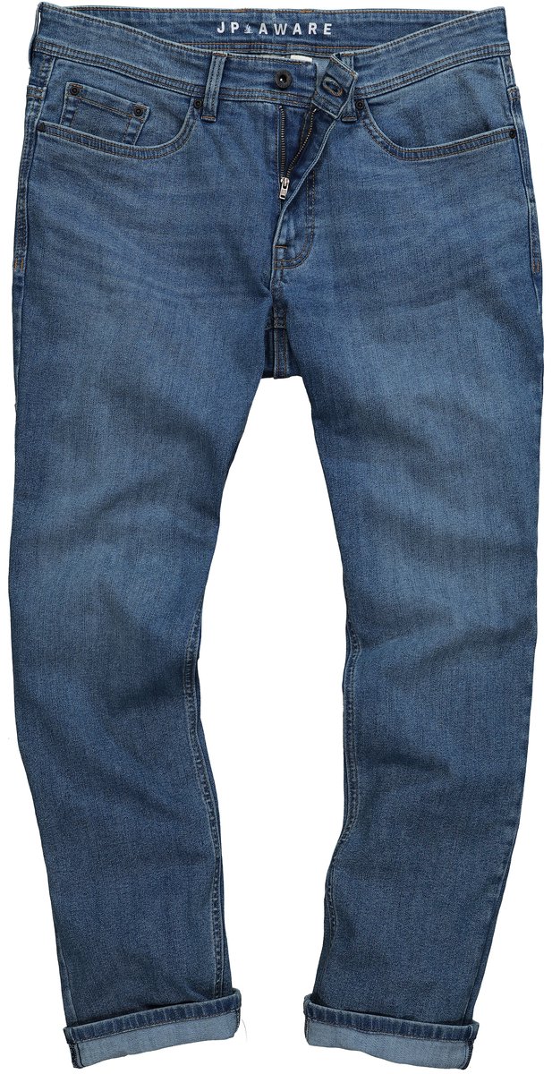 JP 1880 - Heren - Jeans denim FLEXNAMIC® Regular-Fit vintage look - Licht blauw denim - Maat 62