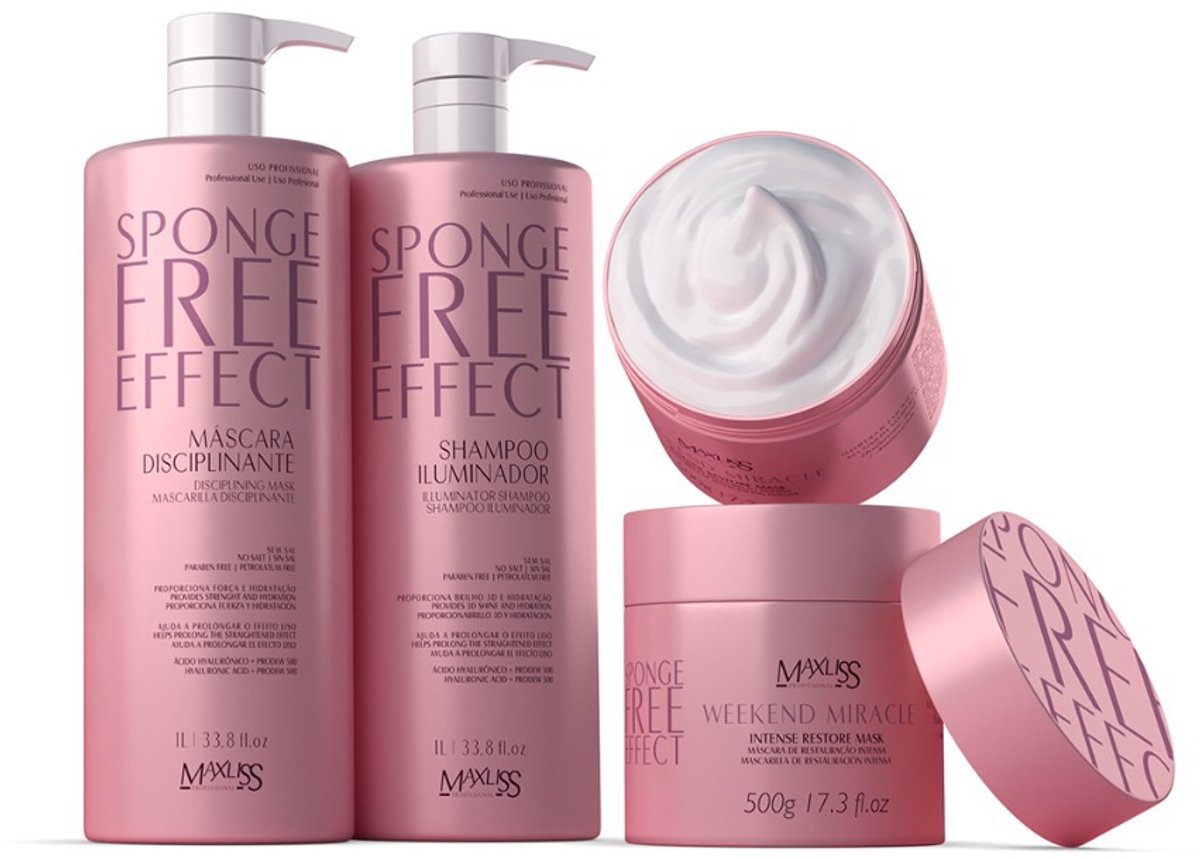 Maxliss - Sponge Free Effect - Weekend Miracle - Intense Restore Mask - 500 ml