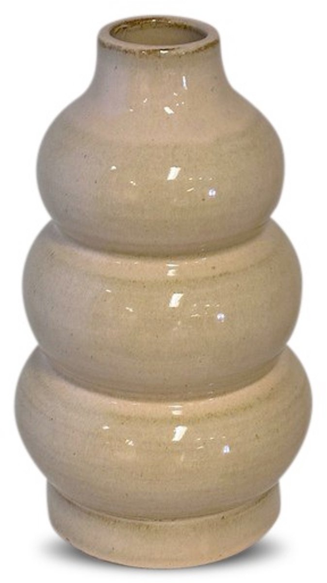 Villa Pottery Vaas - Villa Pottery - Decoratie - Woondecoratie - Vogelvaas - Keramiek - Waterdicht - Sweden 3_1 Cream Beige