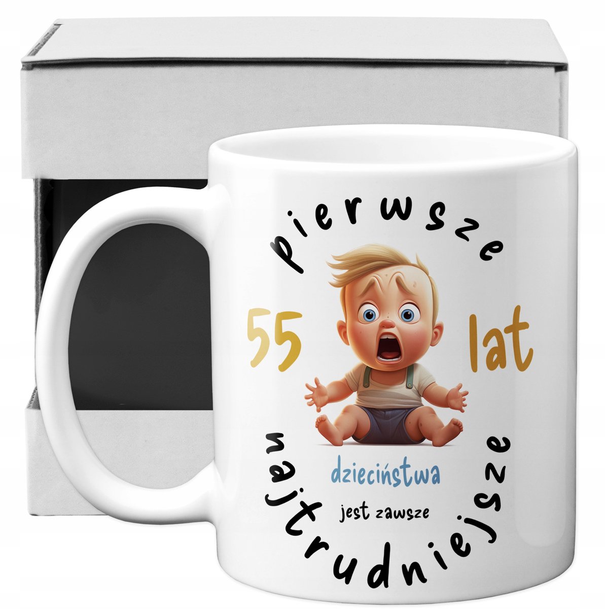 Grappige Mok 55 Jaar - Beste Cadeau Idee