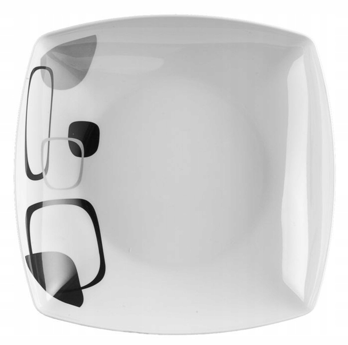 Brunner Enigma Melamine Dessertbord 20x20 cm - Lichtgewicht & Onbreekbaar