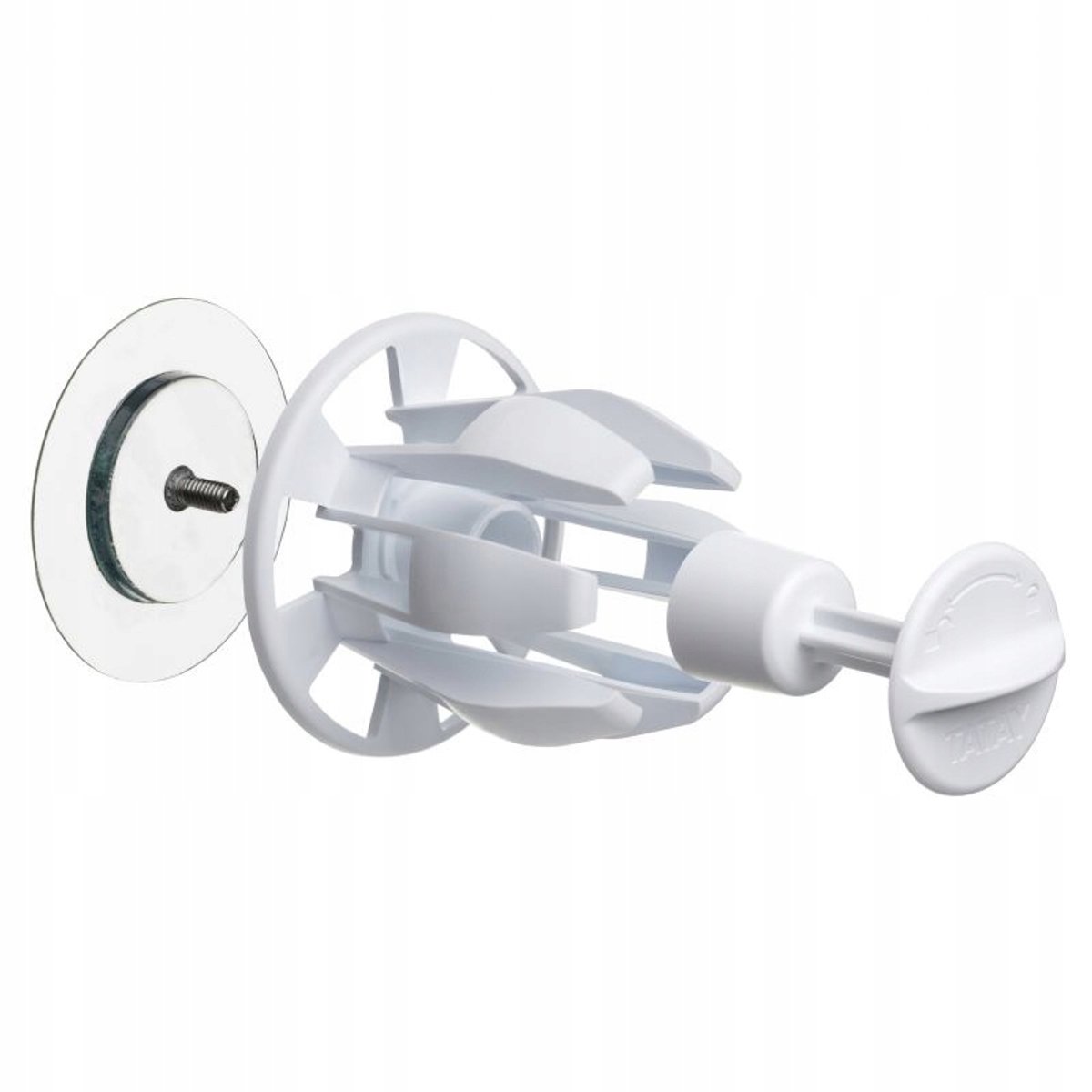 Zelfklevende Toiletpapierhouder - Wit, Modern & Onzichtbaar