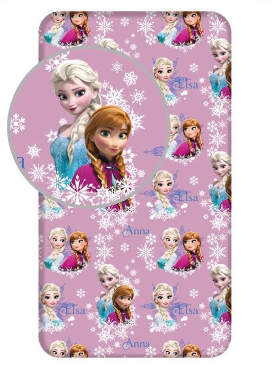 Frozen slaapkamerset; dekbedovertrek en hoeslaken — afbeelding 2