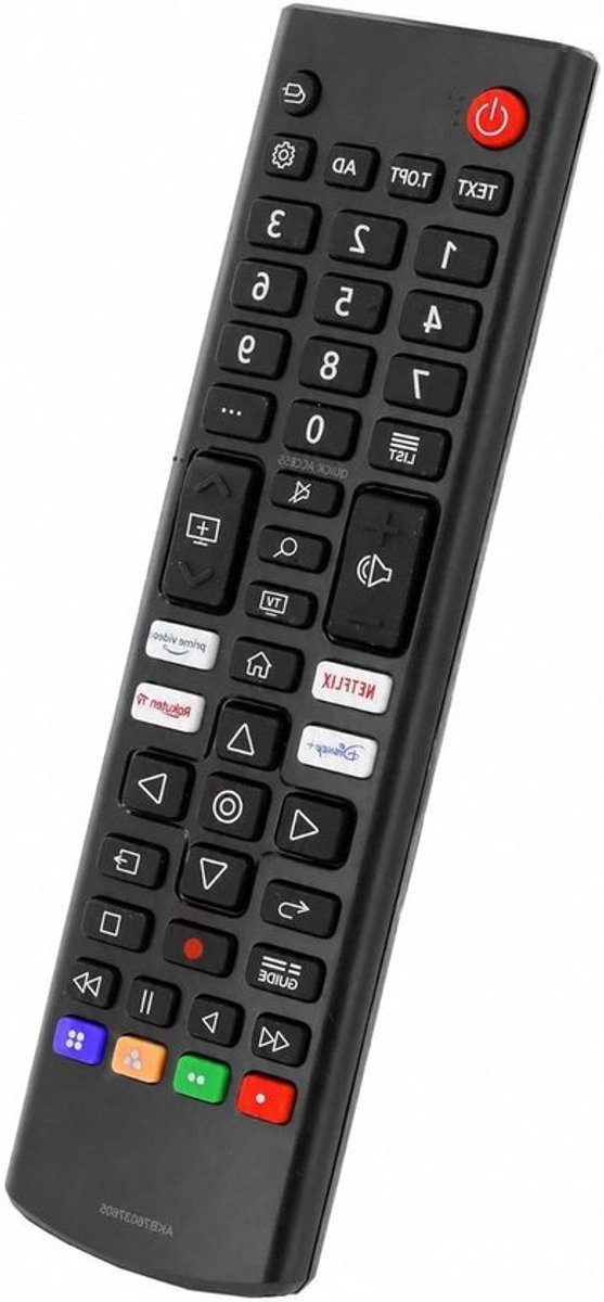 Vervangende Afstandsbediening - Universele Afstandsbediening TV - Smart TV Bediening - Direct Klaar Voor Gebruik - 65 inch - Zwart