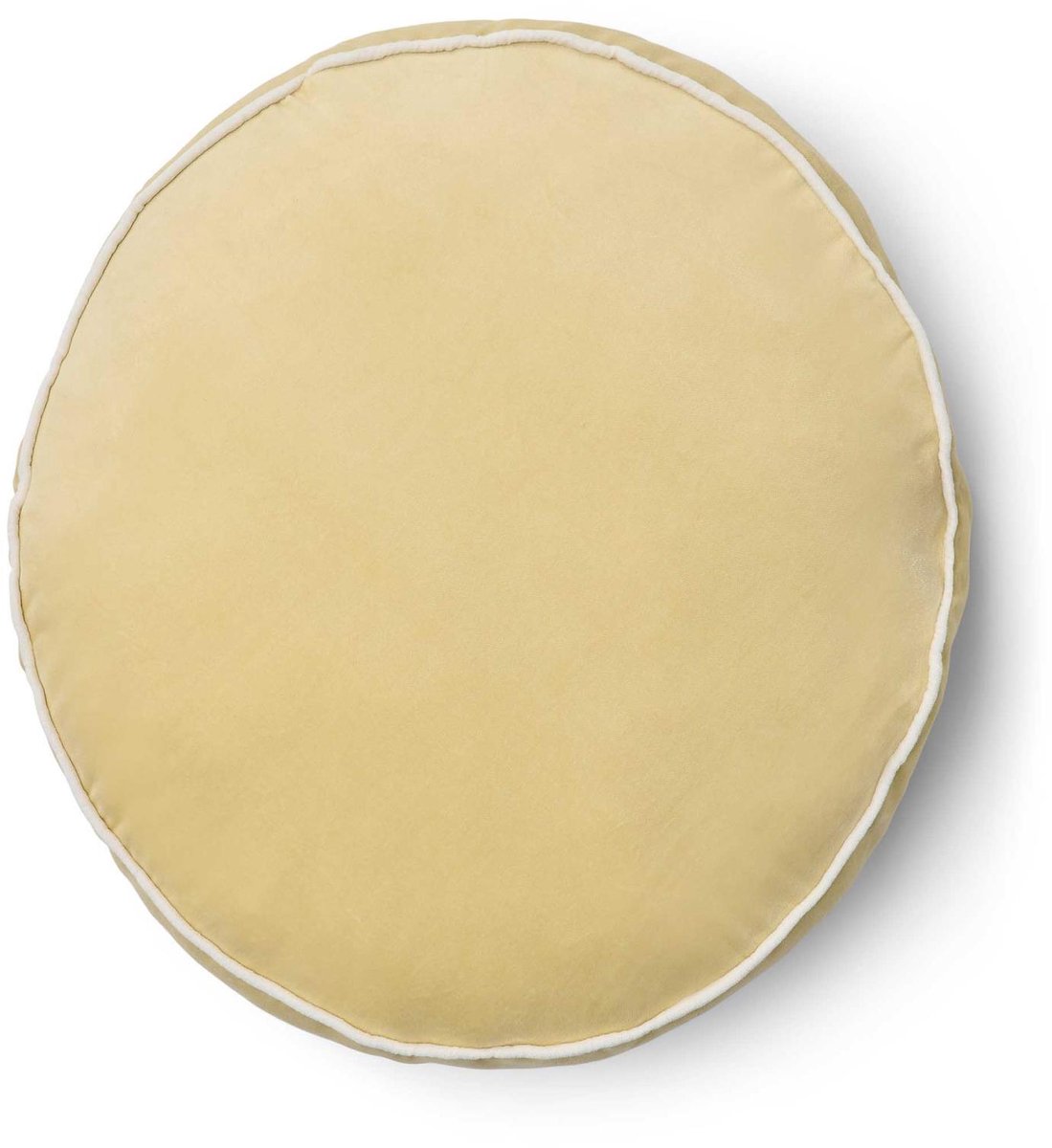 Essenza Lio Sierkussen Yellow straw - Ø 45 cm